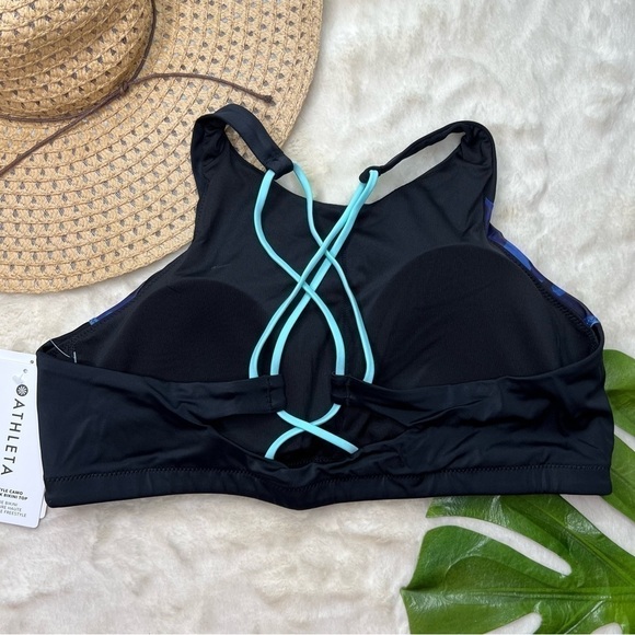 Athleta Freestyle Camo High Neck Bikini Top - Picture 6 of 10